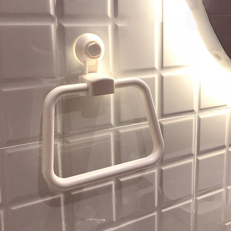 Vacuüm Zuignap Handdoek Ring Niet-Geperforeerde Handdoek Houder Voor Slaapkamer Badkamer Vochtbestendige Handdoeken Rack Badkamer Accessoires