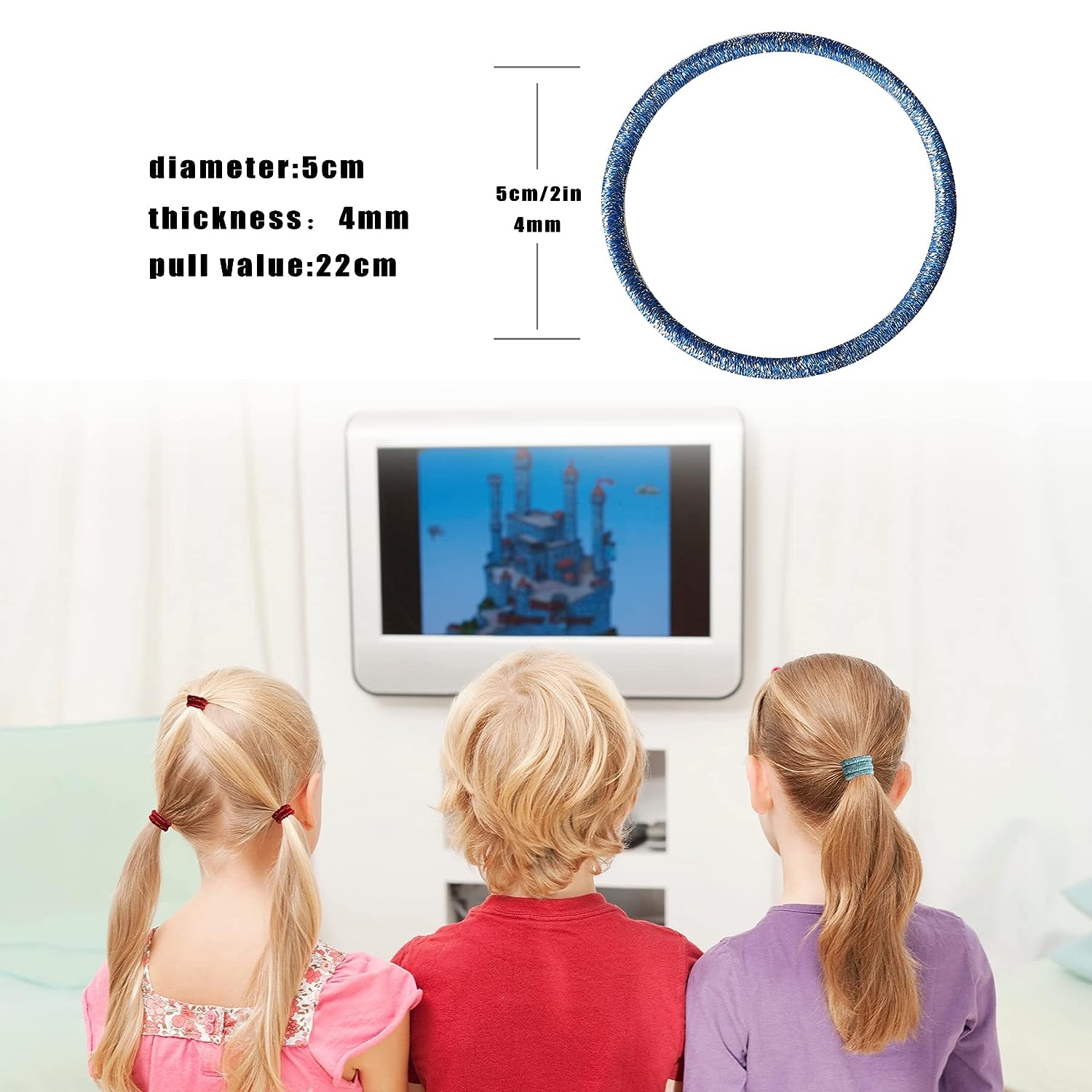 20/50/100cs Donne Ragazze Elastici per Capelli Legame per Capelli Corde Elastiche Hairband coda di Cavallo Titolari Fasce Scrunchies