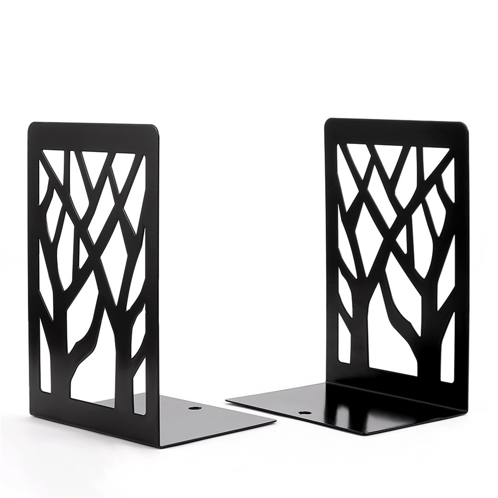 Book Ends Tree Shaped NonSkip Metal Book Shelf For Office Home Made Of