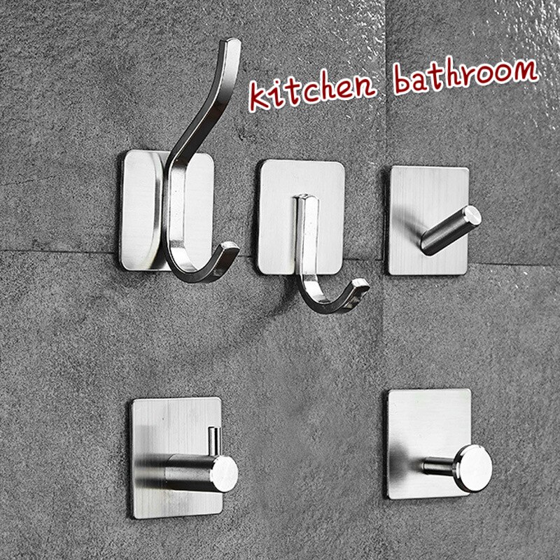 2 Stuks Pauw Metalen Dubbele Hanger Haak Kop Wandmontage Jas Handdoek Zilver 3189044023