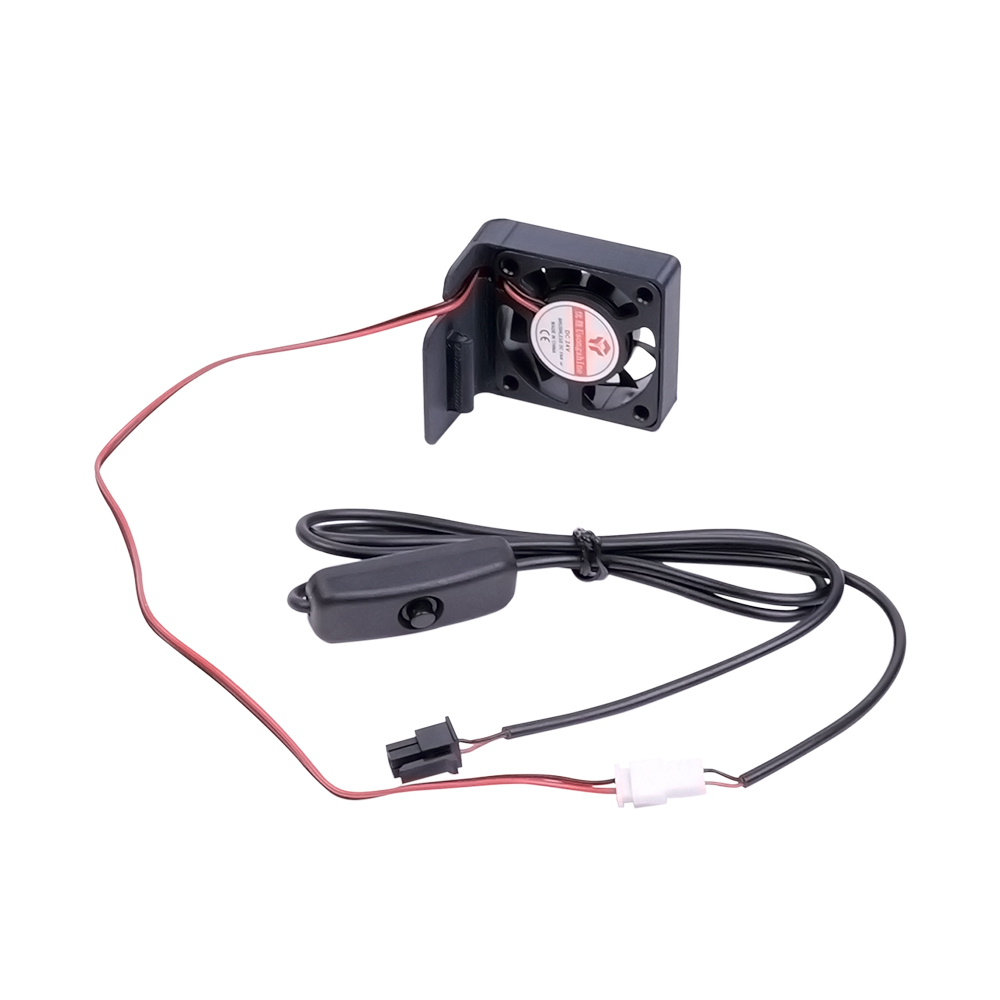 Per Bambu Lab A1/A1 mini Estrusore Ventola di raffreddamento del motore Espandi Kit Raffreddamento rapido con interruttore di indipendenza Accessori per stampante 3D: Rosso