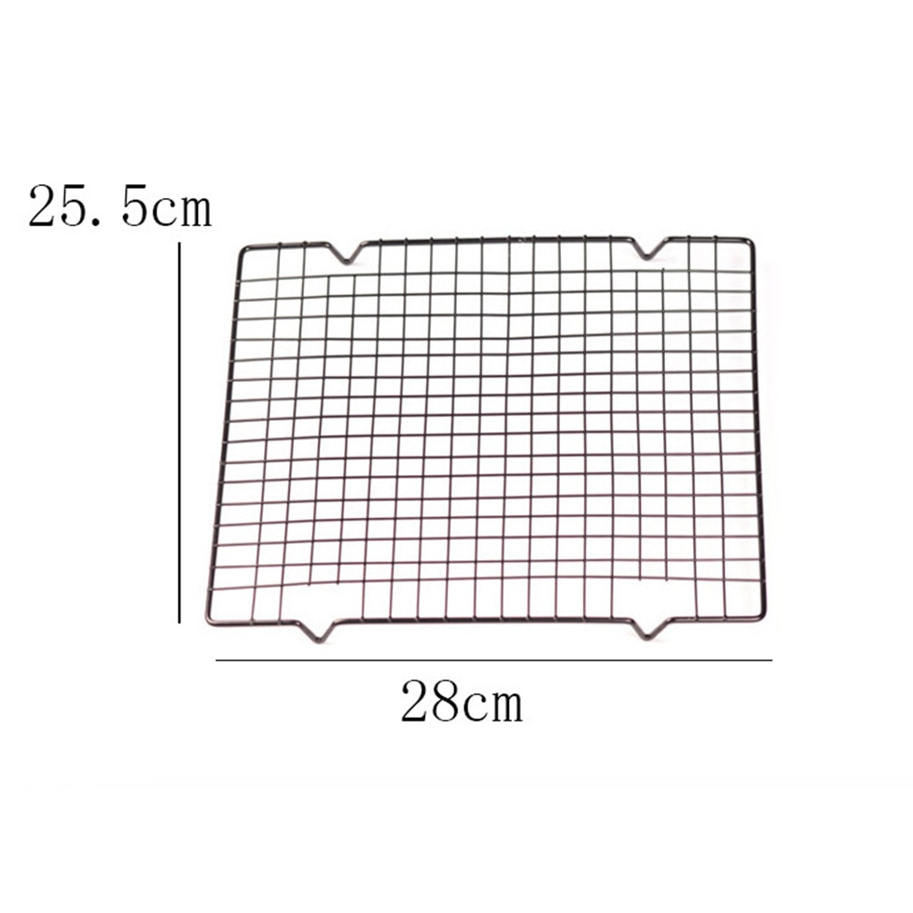 Baking Nonstick Bread Grid Cookie Biscuit Cooling Rack Cake Pie Stainless Steel Tray