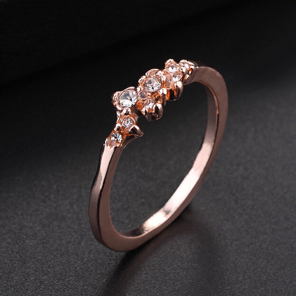 9Pcs Elegante Diamanten Bruiloft Ring Voor Vrouwen Man Beknopte Klassieke Multicolor Mode-sieraden Dames Ring Bridal Ring: green / 10