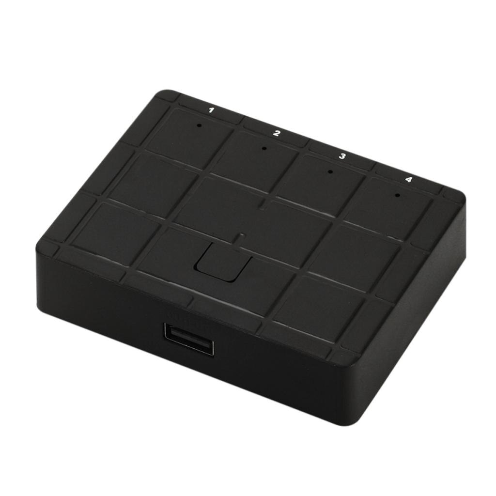 4 Port Usb 2.0 Handmatige Sharing Switch Box Switcher Adapter Voor Printer Scanner Pc