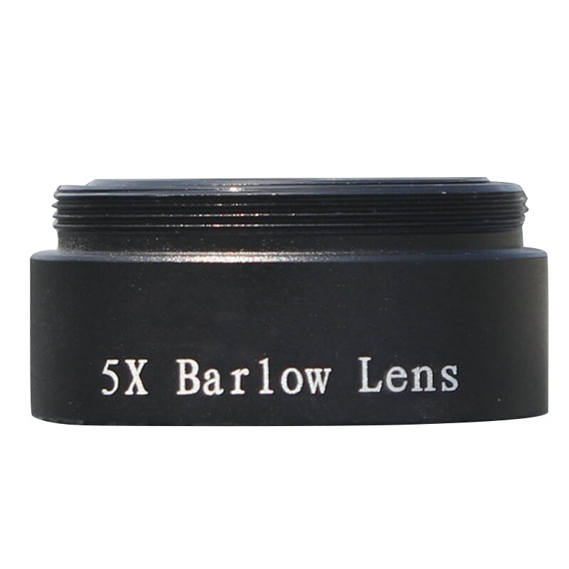 Barlow Lens 5X for Any M28X0.6 Thread 1.25inch Telescope Eyepiece Astronomy Diagonal Extender Tube or Camera Adapter: Default Title