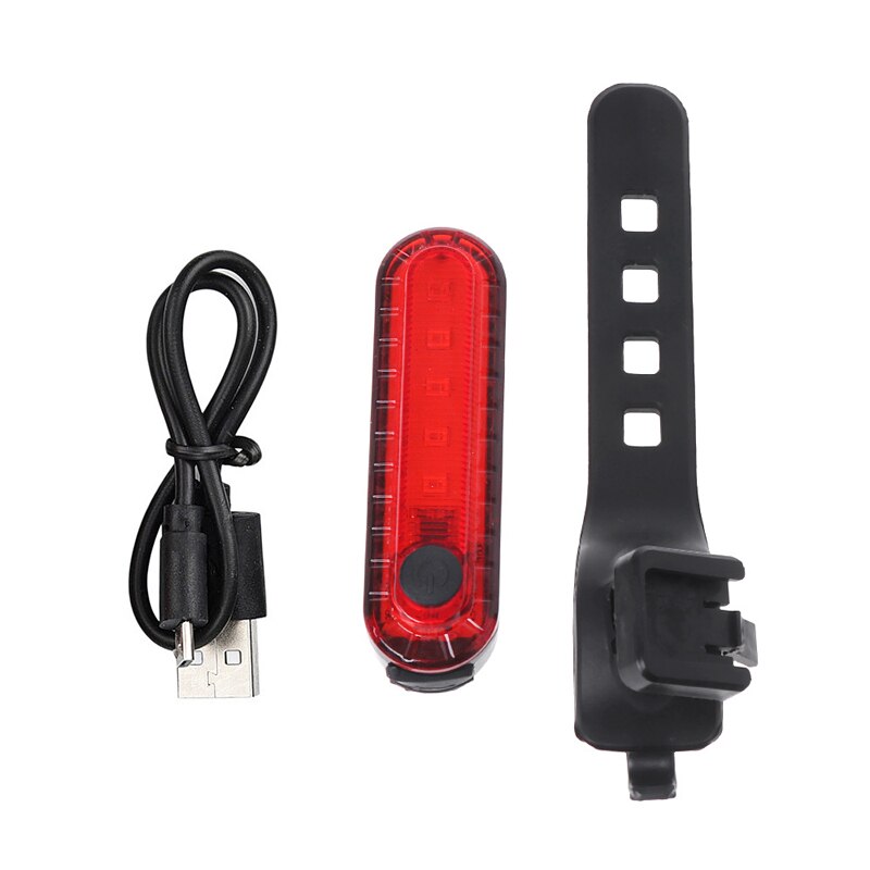 Strobo pyörän valo led usb polkupyörän takavalo ladattava lyhty pyöräily 4 tilaa turvallinen yöllä polkupyörän vilkkuvat valot