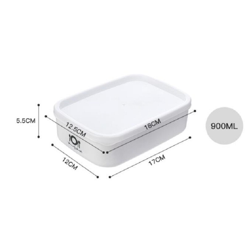 Heat Resistant Lunch Box Microwavable Portable Lunch Box For Kids School Bento Box Kitchen Food Container Fridge Fruits Crisper: 3
