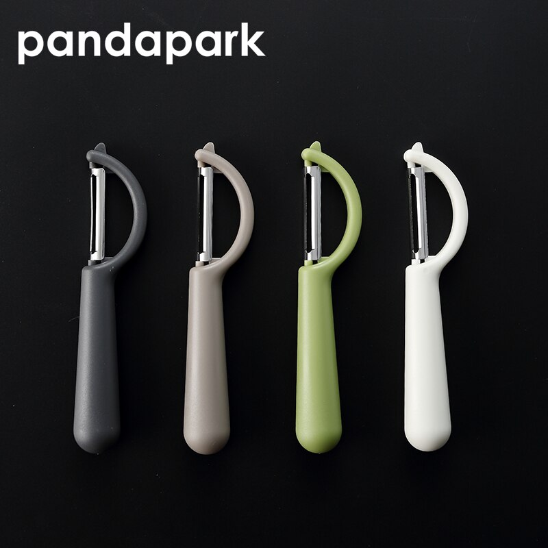 Pandapark roestvrijstalen groente- en aardappelschiller, groentesnijder, fruit- en meloenschaaf, rasp, keukengadgets, zesters, pps 004