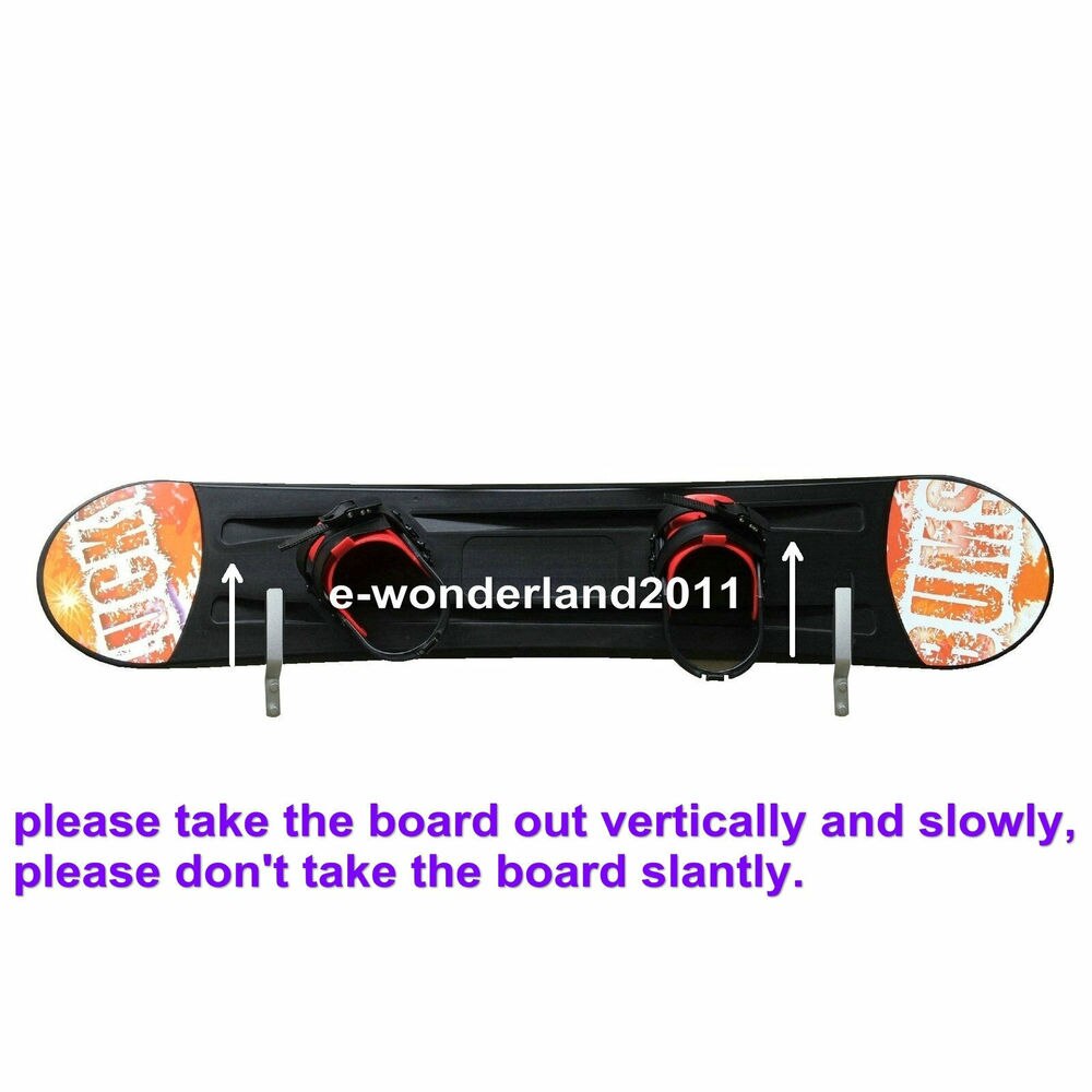 2Pk Snowboard Wandregal Wandmontage Wanddisplay Gestell -Aluminium, hochwertige Aufbewahrungshalter