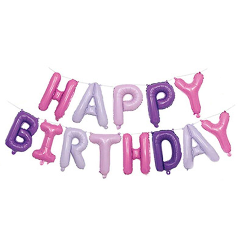 Happy Birthday Letter Baloons Decor Air Balls Globos Birthday Baby Shower Boy Girl Party Decorations Supplies Kids Toy: B mixed 03