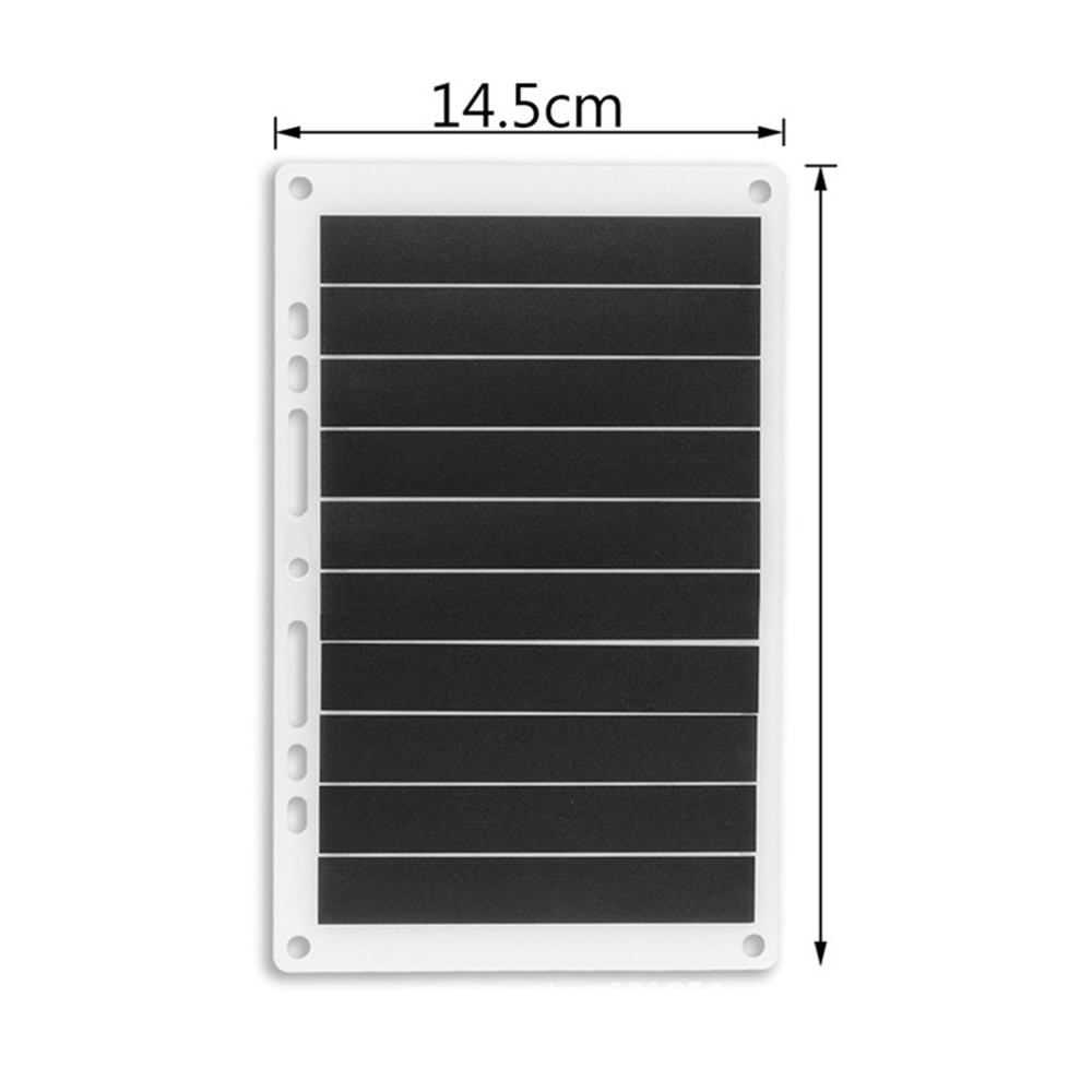 10w Solar Panel 5v Outdoor Solar Charging Board Portable Ultra Thin Monocrystalline Silicon USB Solar Panel Charg