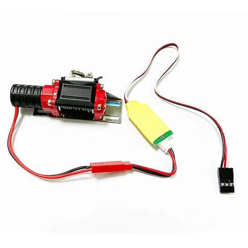 Automatic Winch and Wireless Remote Controller Receiver for 1/10 RC Crawler Car Axial SCX10 Trx-4 TRX4 D90 TF2 Tamiya CC01 90046: one set