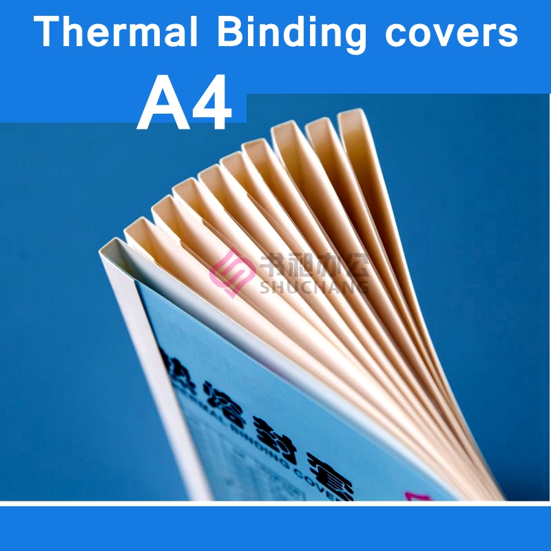 10PCS/LOT SC-24 thermal binding covers A4 Glue binding cover 24mm (200-220 pages) thermal binding machine cover