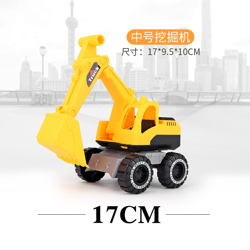 Excavator Packaged Combination Ultra Large Model Engineering Vehicle Toy Children Dredging Tool Baby Women's Boy Dune Buggy: Medium excavator