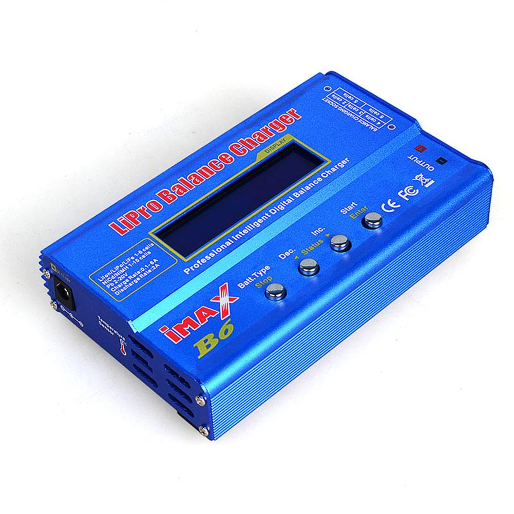 IMAX B6 ca 80W B6AC RC chargeur 6A double canal Balance chargeur Li-ion Nimh Nicd Lipo batterie numérique LCD écran déchargeur