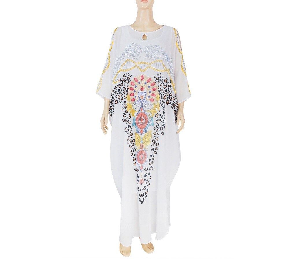 Print Traditional Dashiki African Dresses For Women Plus Size Boubou Robe Africaine Femme Long Africa Maxi Dress African Clothes