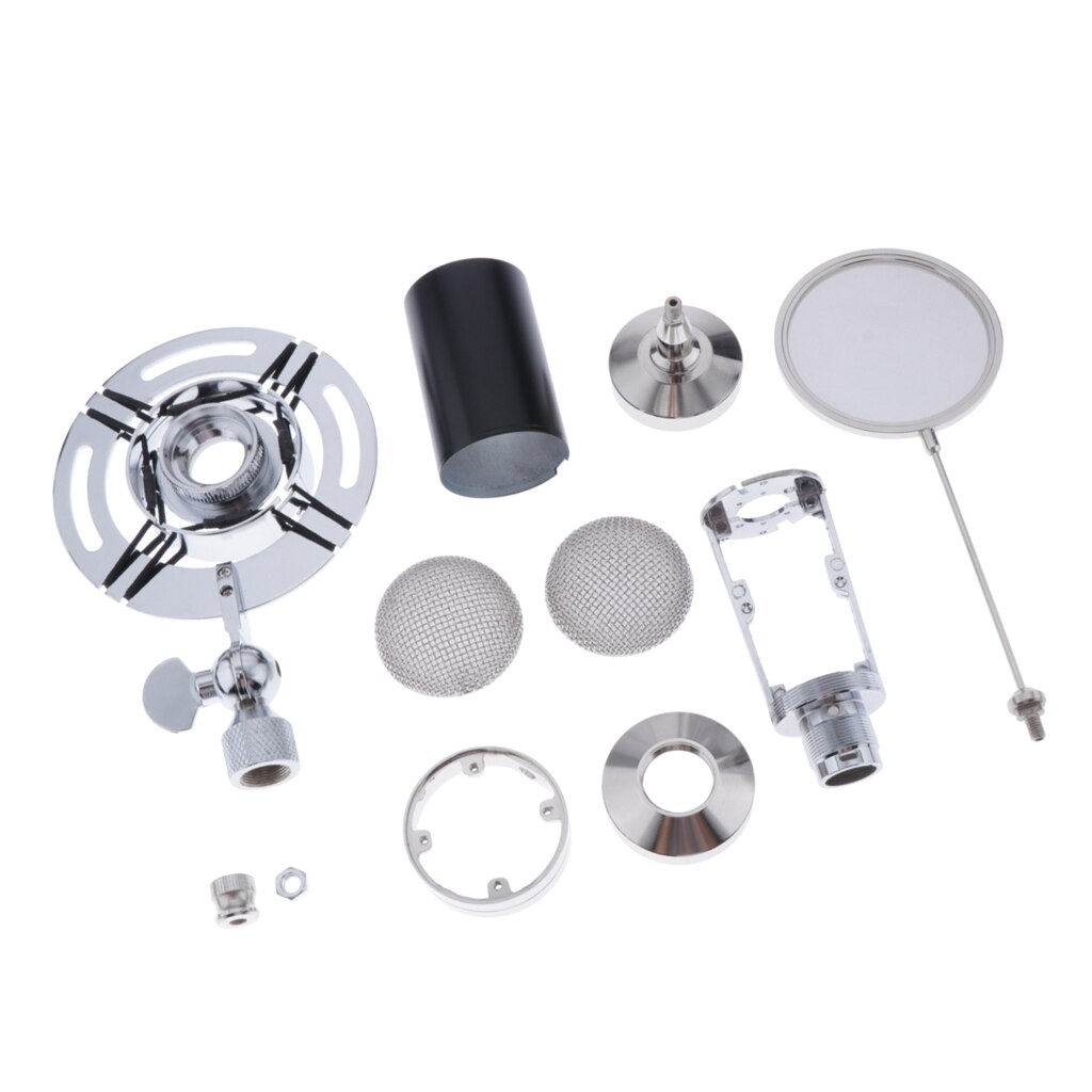 Microphone Capsule Accessories, 507 Condenser Microphone DIY Kit, Incl. Housing And Mounting Accessories