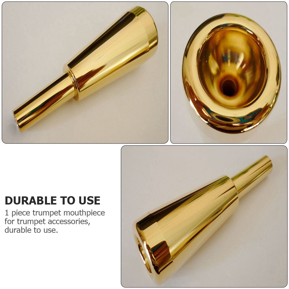 American Style Trumpet Mouthpiece Heavy Type Golden Instrument Mouthpiece