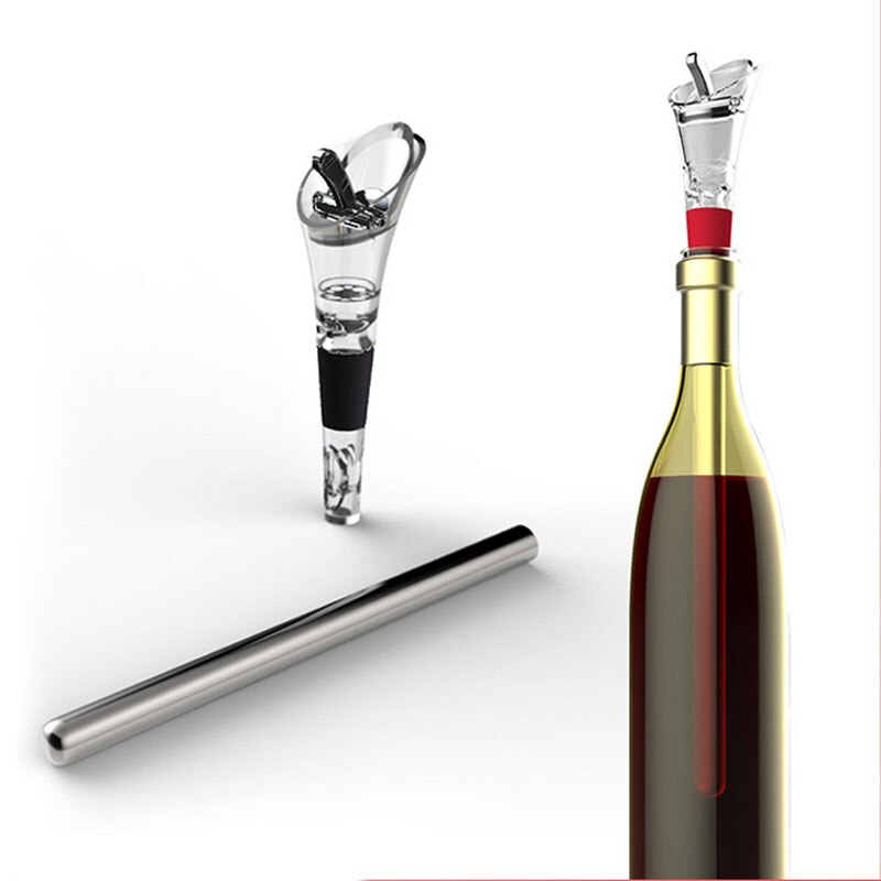 Stainless Steel Wine Chiller Beer Cooler Chill Stick With Aerator Ice Cooling Bag Bar Toots Kitchen Accessories