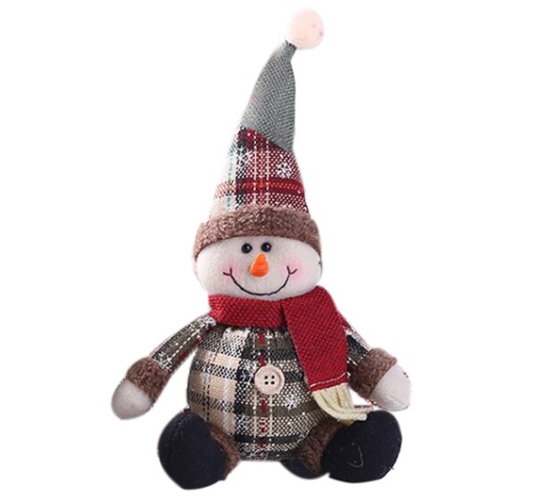 Leuke Kerstman Sneeuw Herten Schuur Pop Kerst Decoratie Pop Kerst sneeuwpop