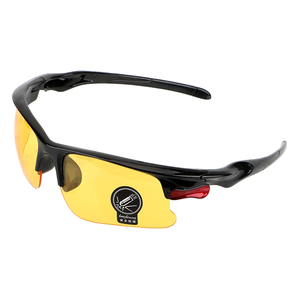 FORAUTO Night-Vision Glasses Protective Gears Sunglasses Driving Glasses Anti Glare Night Vision Drivers Goggles: Night Vision A