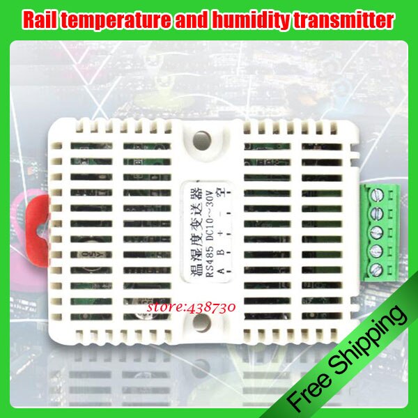 Rail Temperatuur En Vochtigheid Zender/Industriële Modbus Sensor Hoge Precisie Temperatuur En Vochtigheid Monitoring Instrume