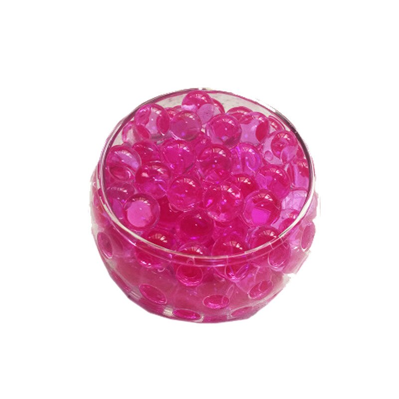 Crystal Soil Hydrogel Gel Polymer Water Beads Flower/Wedding/Decoration polymer Growing Water Balls Big Home Decor: rose