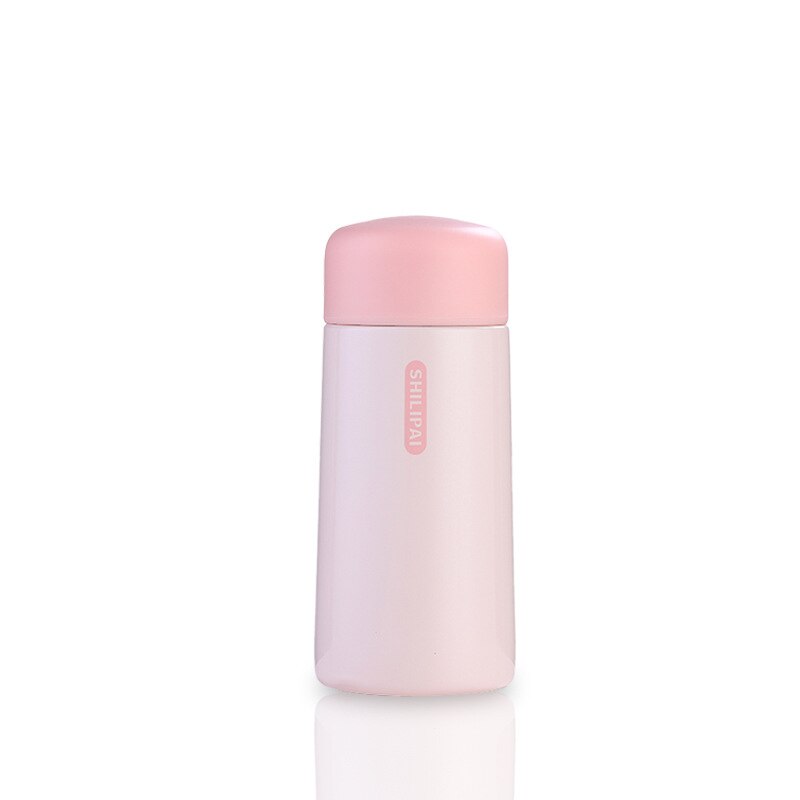 Mini bouteille Thermos de poche, avec filtre à thé, en acier inoxydable 304, flacon sous vide, Double paroi, tasse de voyage pour café: Pink