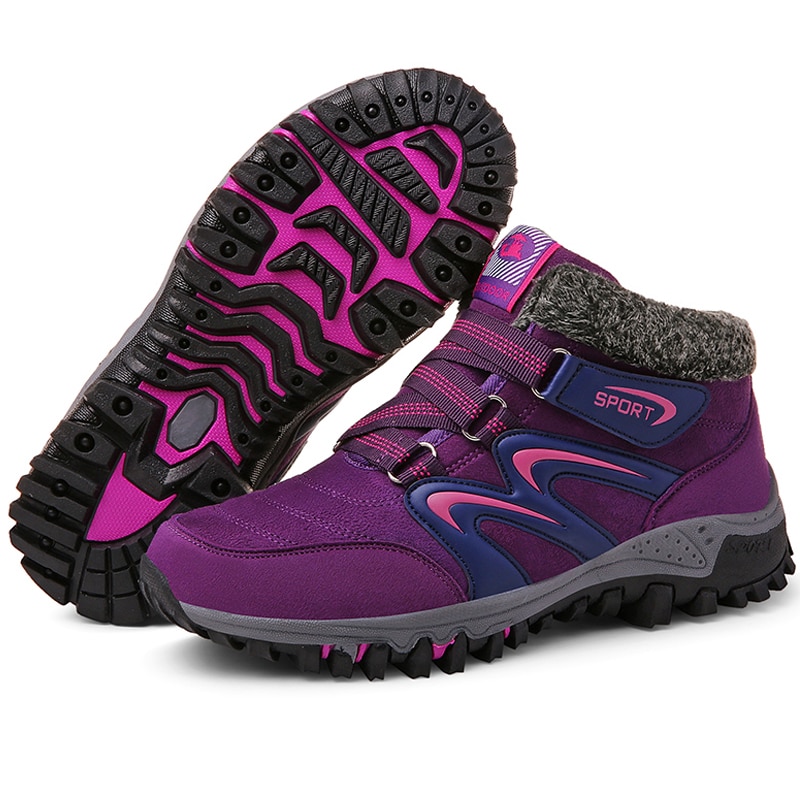Gammal mamma vinter varm dam vulkanisera skor sneakers skor utomhus kvinnlig promenadskor zapatos mujer