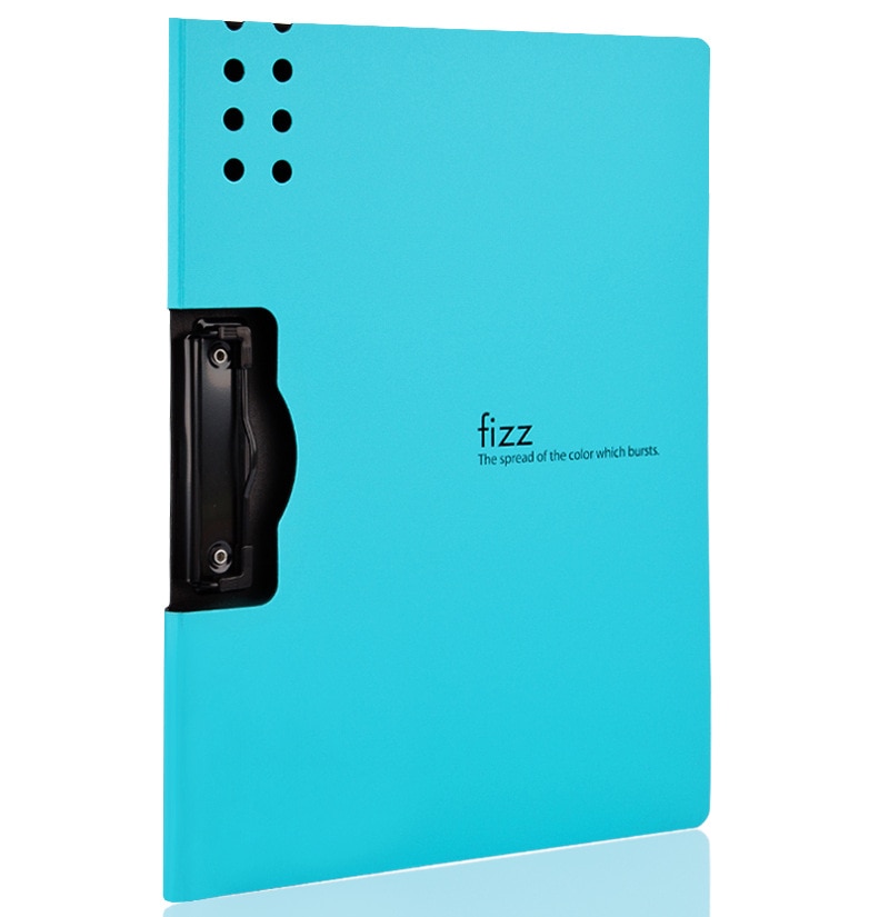 file folder PP board a4 horizontal folder multifunction file clip board for students office school supplies business: horizontal-Sky blue