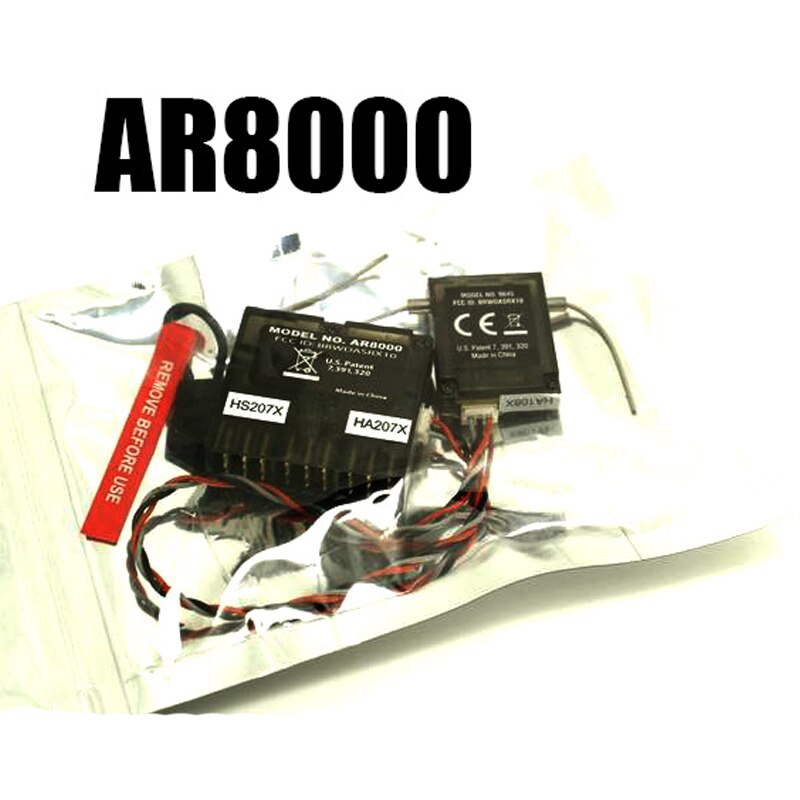 Ar8000 8ch dsm xreceiver 2.4 ghz  dx8 receiver w remote extension spm spektrum  dx9 dx8 jr transmitter