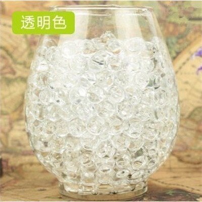 500PCS/ 5 tasche polychromen kristall schlamm kristall erde schwamm kristall perlen farbige keramik blase perlen soilless kultur: Transparent -5-9