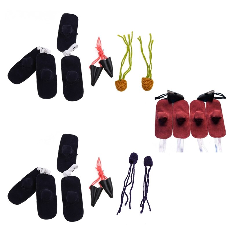Mitaines de coq de combat, ensemble d&#39;outils de combat, accessoires de poulailler pour coq, 4 pièces