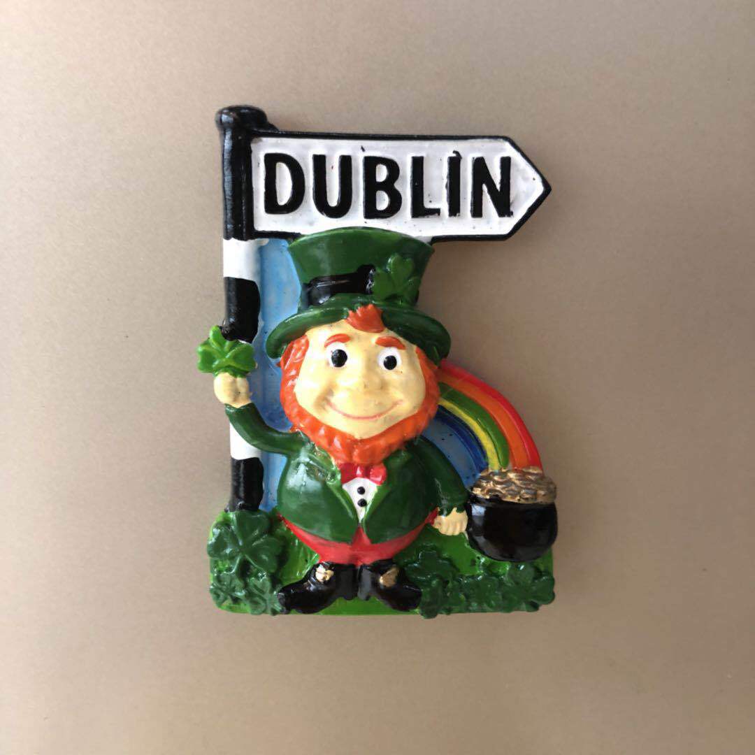 Resin Magneten Ierse Cartoon Dublin Dier Lam Koelkast Magneten Ierland Bericht Stickers Leuke Magneten Decoratie: B