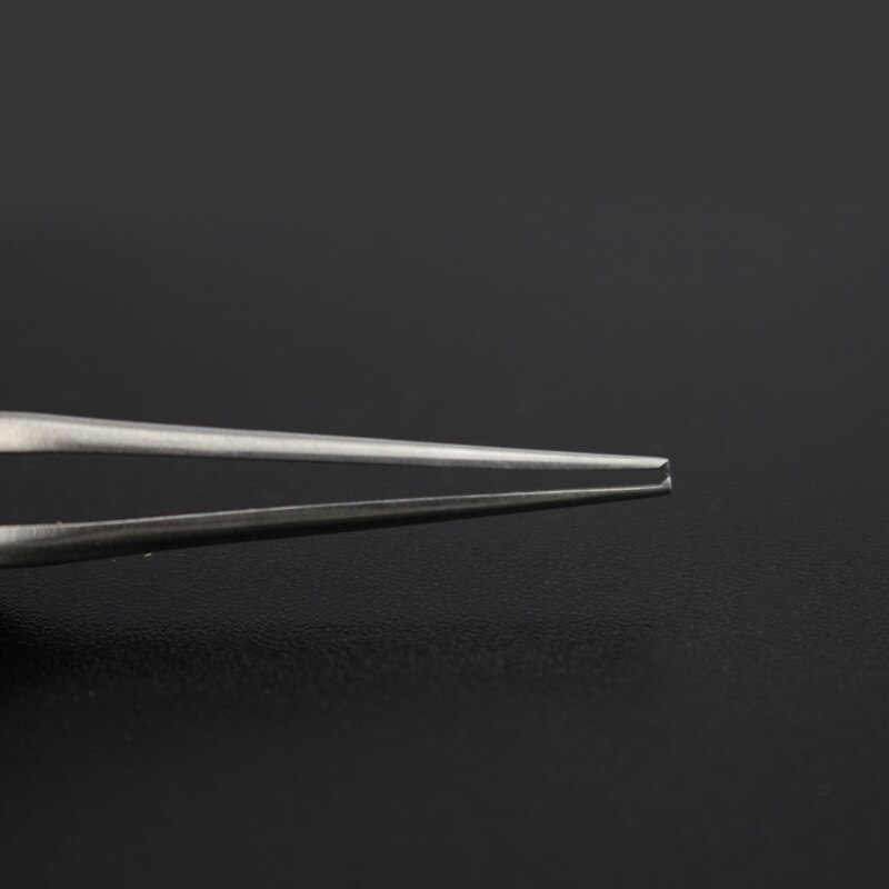 1Pcs Micro Pincet Dubbel Ooglid Pincet Vet Pincet Cosmetische Pincet Plastic Pincet Micro Pincet Met Toothe