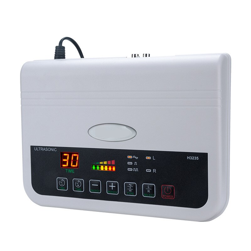 Dual probe ultrasound-apparaat, gezichtsbleking, sproetenverwijdering, rimpels verminderen, gezichtsmassage-instrument, huidverzorgings- en schoonheidstool