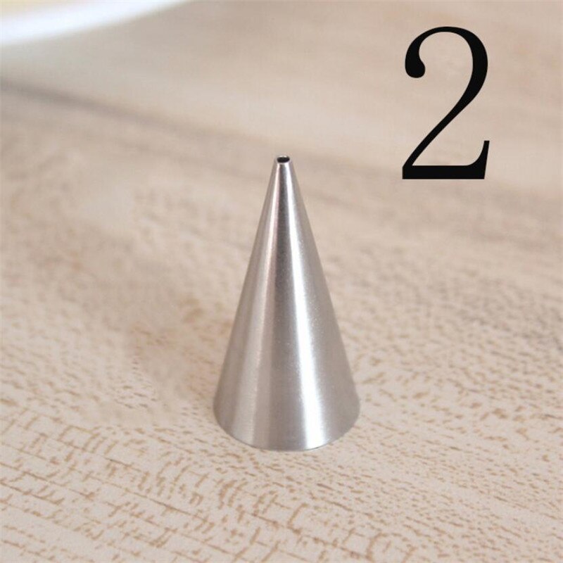 1.5mm Round Decorating Cake Piping Tips Icing Tubes Pastry Nozzles Cupcake Tools Cake Decorating Tools Writing Nozzles