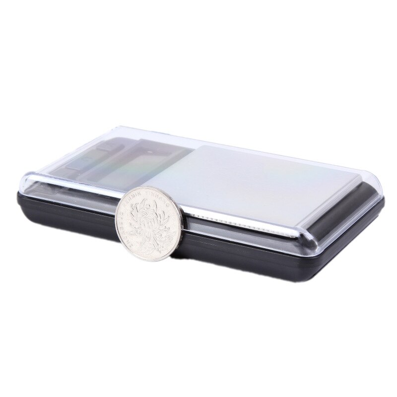 Minibáscula electrónica portátil para joyas, báscula de bolsillo, báscula Digital, pantalla de joyería, Escala de gramos de alta precisión de 100g/200g/500g