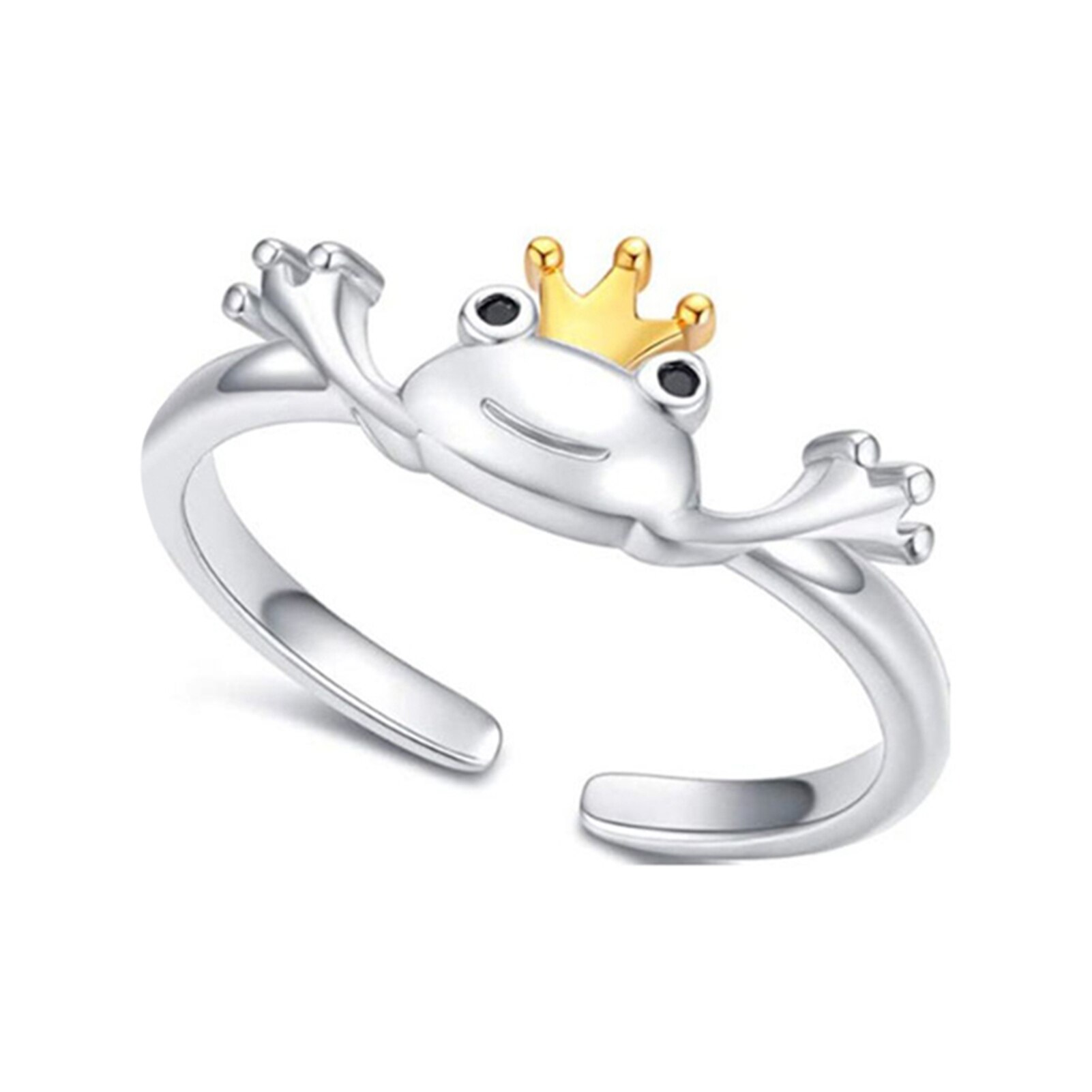 Frosch Ring retro Persönlichkeit Ebene unisex verrotten Granat Frosch Offene Einstellbare Ringe Edlen Schmuck TT @ 88