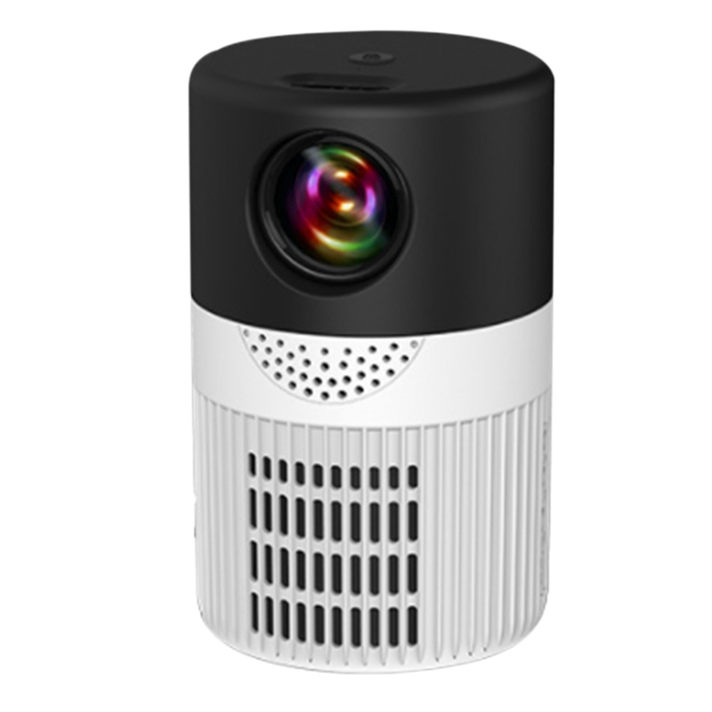 YT400 Led Mobiele Video Projector Home Theater Media Speler Kids Thuis Mini Projector Draagbare (Zwart Wit): Default Title