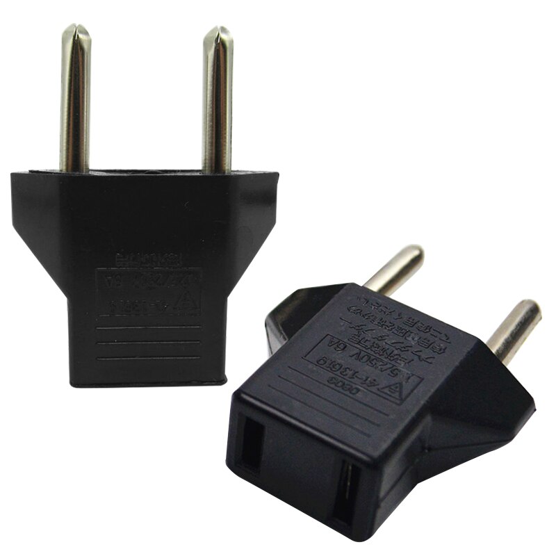 Ons Eu Plug Universal Travel Muur Ac Power Eu Regelgeving Charger Outlet Adapter Converter 2 Ronde Socket Input Pin plug