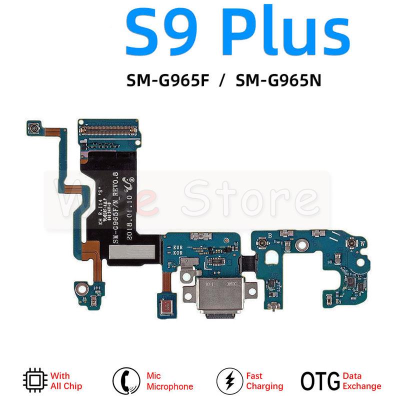 Original USB Ladung Ladegerät Dock Verbinder biegen Kabel Für Samsung Galaxis S7 Rand S8 S9 S10 Plus G950F G955F g960F G965F: S9 Plus G965F