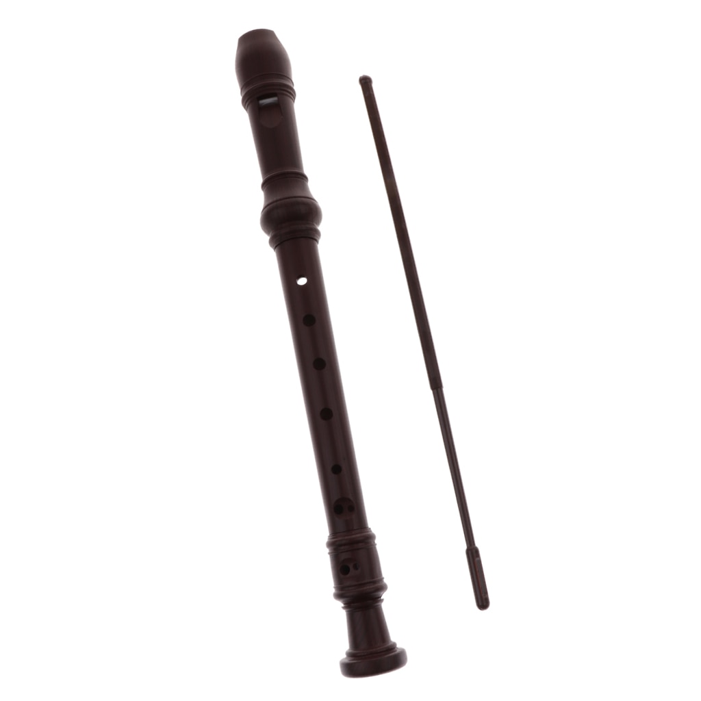 Portable 8-Hole German Style ABS Soprano Recorder Mini Clarinet 32.5cm