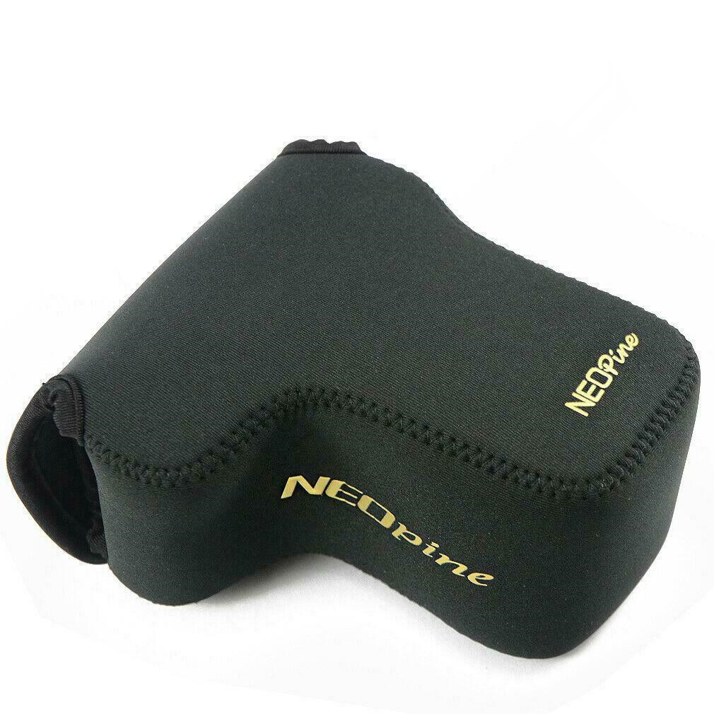 Protective Neoprene Soft Inner case camera bag for Olympus OM-D E-M10 E-M5 EM10 EM5 Mark III II with 14-150mm 12-40mm Lens: Black