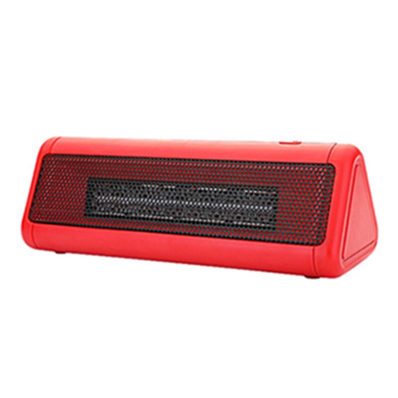 300W Portable rouge chauffage électrique Mini bureau chauffage maison bureau avec prise Standard européenne: Default Title