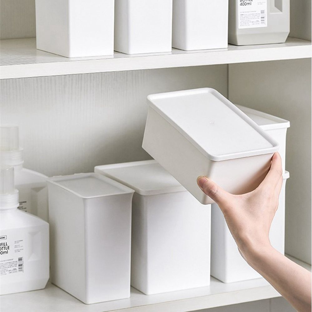 1Pcs Laundry Powder Boxes Bathroom Storage Supplies Powder Detergent Case Washing Replacement Storage Box