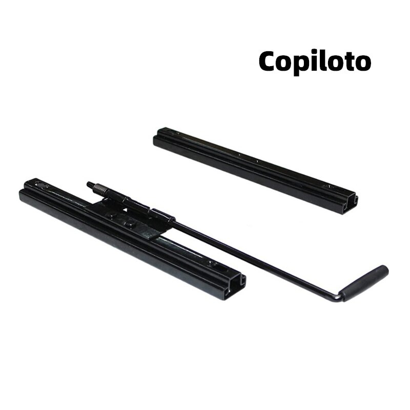 MODAUTO EUROPA S.L. Accesorios Coche. Guias Correderas para Bases de Asiento Ríeles y Carrileras Adaptable con Palanca Modelo G469A Longitud 32cm Ancho 3.5cm: G469AR-COPILOTO