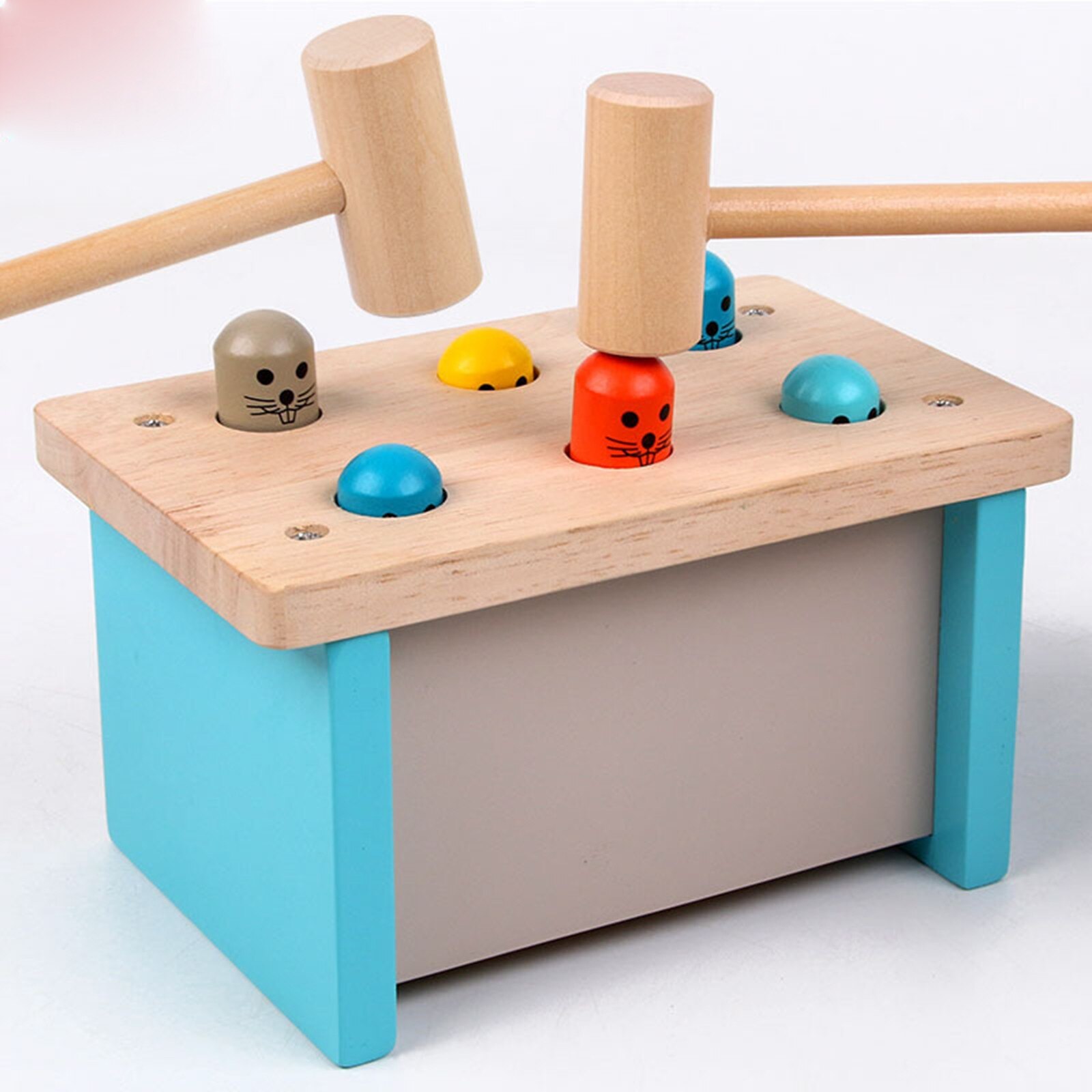 Leuke Stijl Hamster Game Kinderen Houten Speelgoed Hamer Beat Decompressie Kids Educatief Speelgoed Ouder-kind Interactief Spel