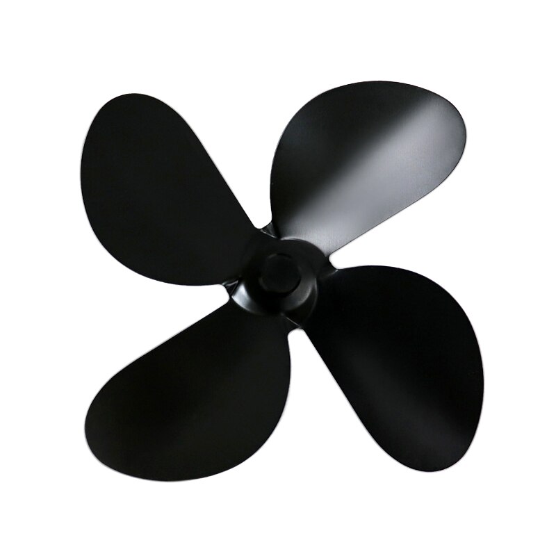 Aluminium 4 Blades Accessoires Voor Kachel Fan Haard Warmte Aangedreven Saving FAS6