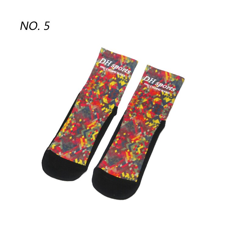 DH SPORT Sommer Atmungs Radfahren Socken Männer Frauen Berg MTB Rennrad Fahrrad Kompression Läuft Basketball Sport Socken: QTWZ145